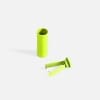 Наконечник для шнурка Nozzle, ver.2, желтый неон с логотипом