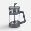 Френч-пресс Linea Franco, серый с логотипом