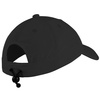 Бейсболка складная Ben Lomond, черная с логотипом