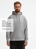 Худи унисекс Condor, серый меланж, размер L