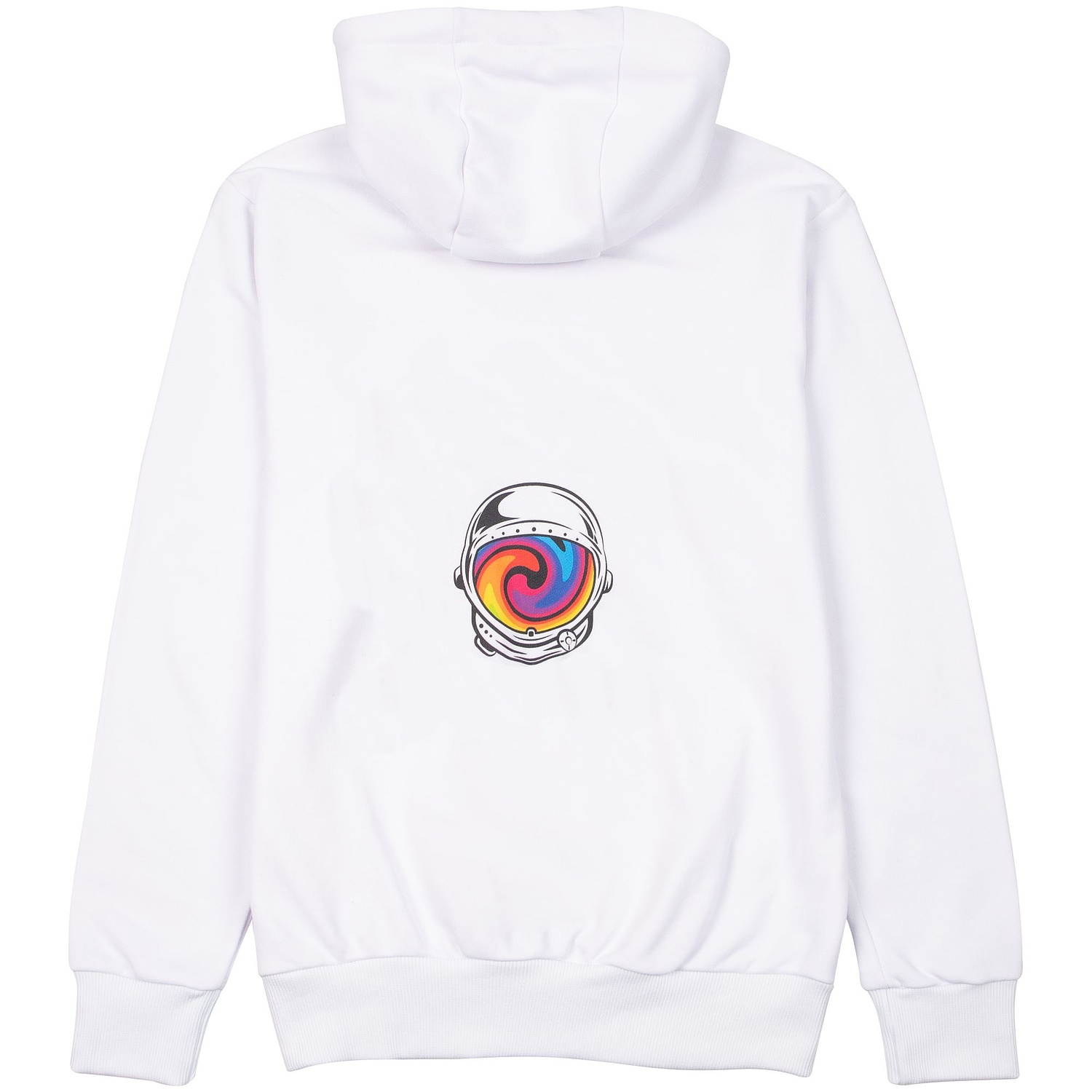 Худи унисекс Sublimatism, белое с логотипом