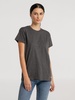 Футболка унисекс Firm Wear, черный меланж с логотипом