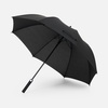 Зонт-трость Simple Golf, черный с логотипом