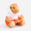 Мягкая игрушка-конструктор «Мишка Cuddleton» в юбочке с логотипом