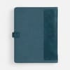 Ежедневник-органайзер Twill, недатированный, синий с логотипом