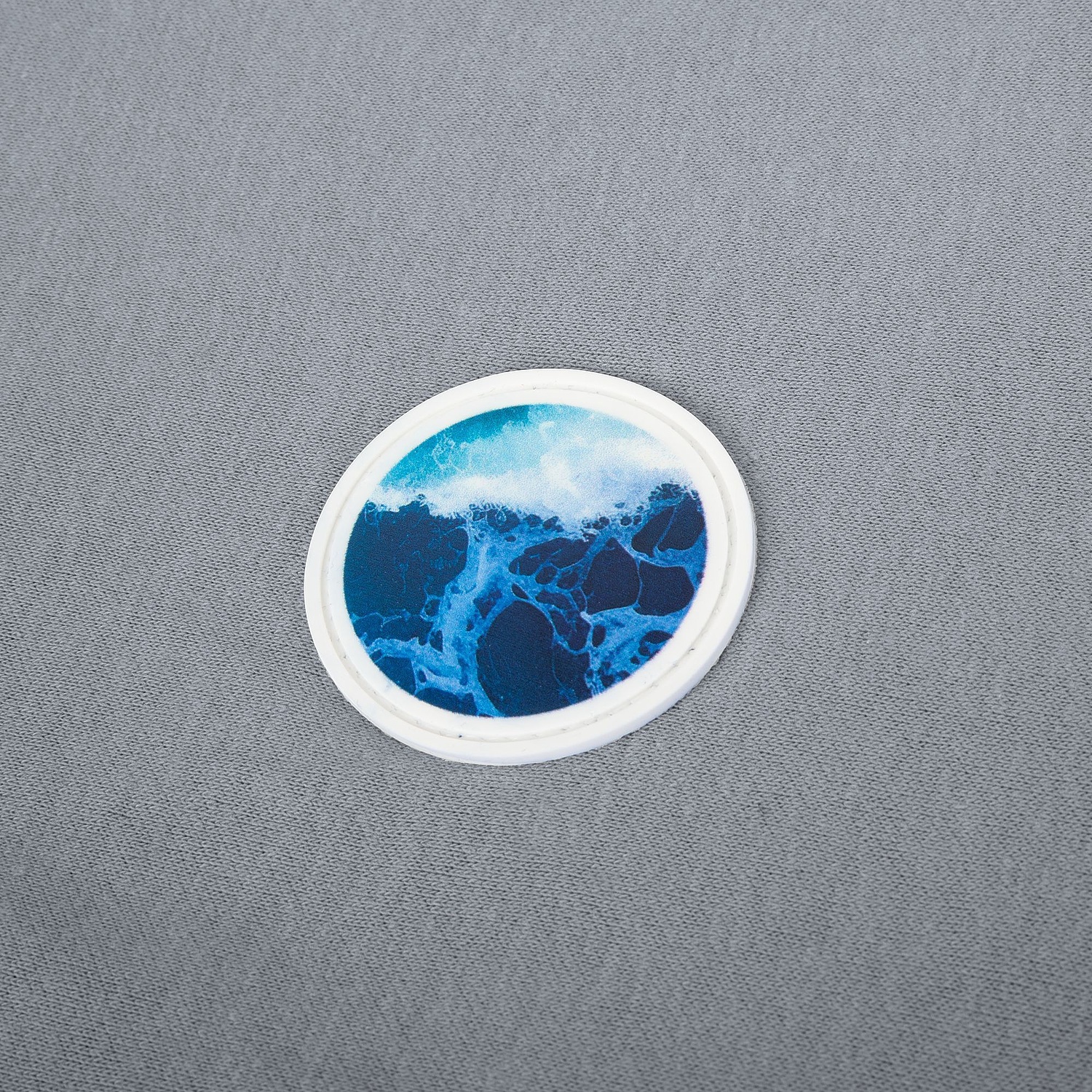 Свитшот унисекс S1, серый с логотипом