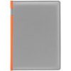 Ежедневник Spain Shall на заказ, недатированный, серый с оранжевым с логотипом