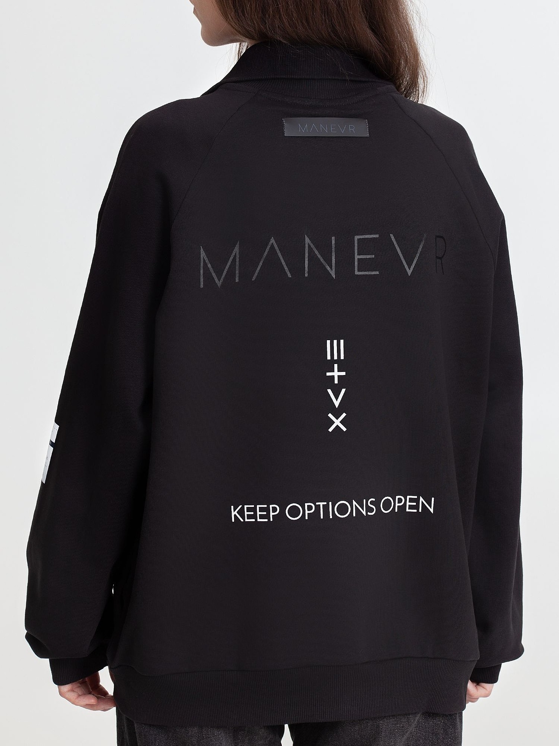 Толстовка унисекс Neofit, черная с логотипом