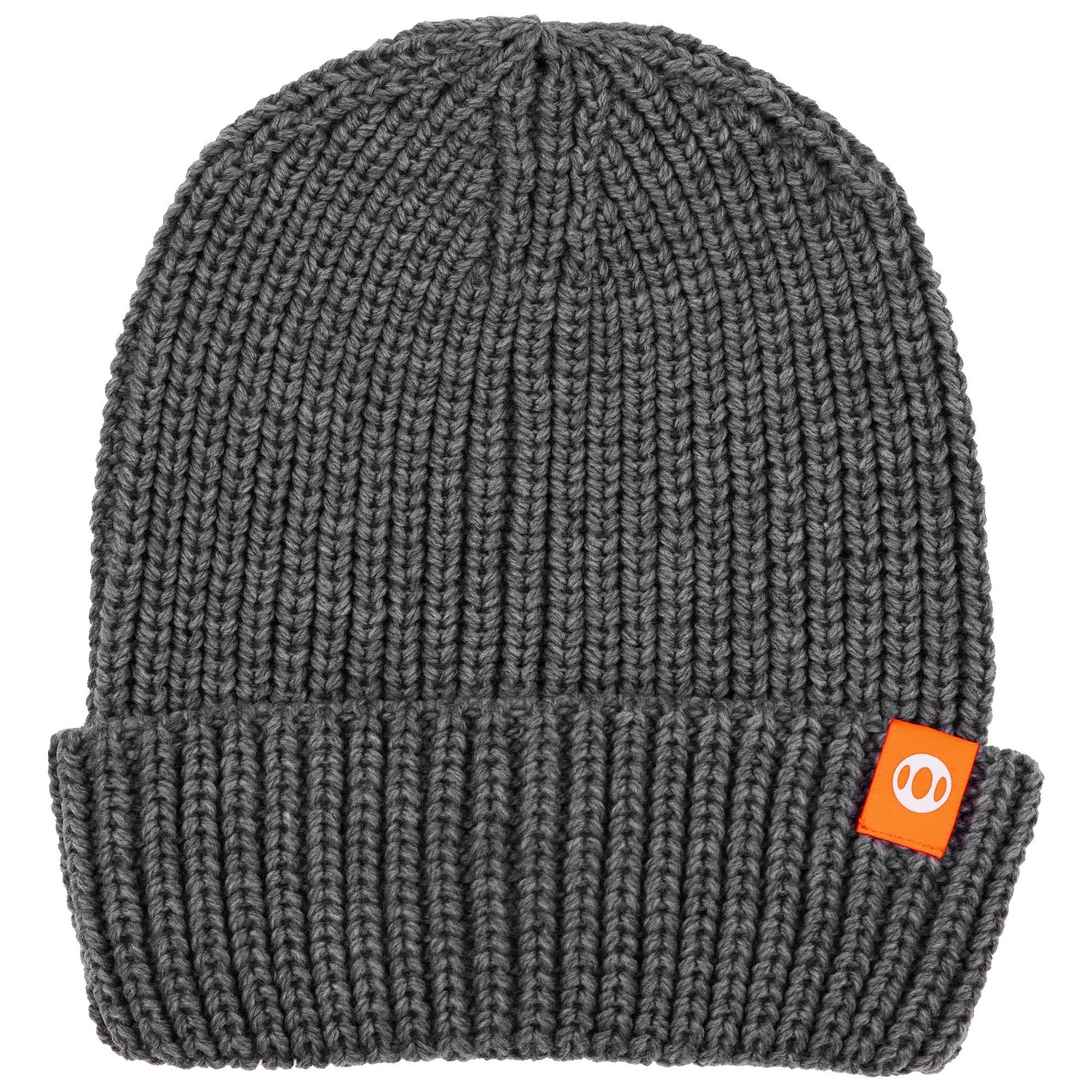 Лейбл тканевый Epsilon, XXS, оранжевый неон с логотипом