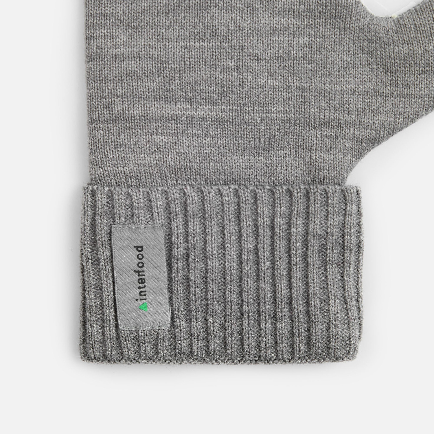 Лейбл тканевый Epsilon, XXS, серый с логотипом