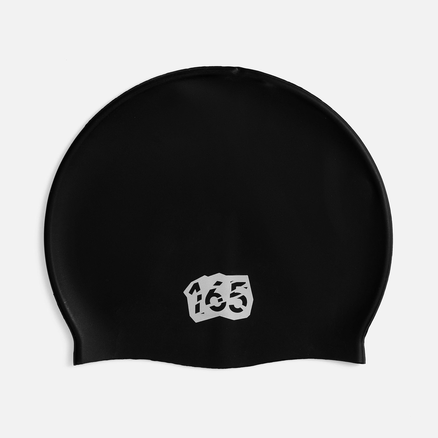 Шапочка для плавания Aquasana, черная с логотипом