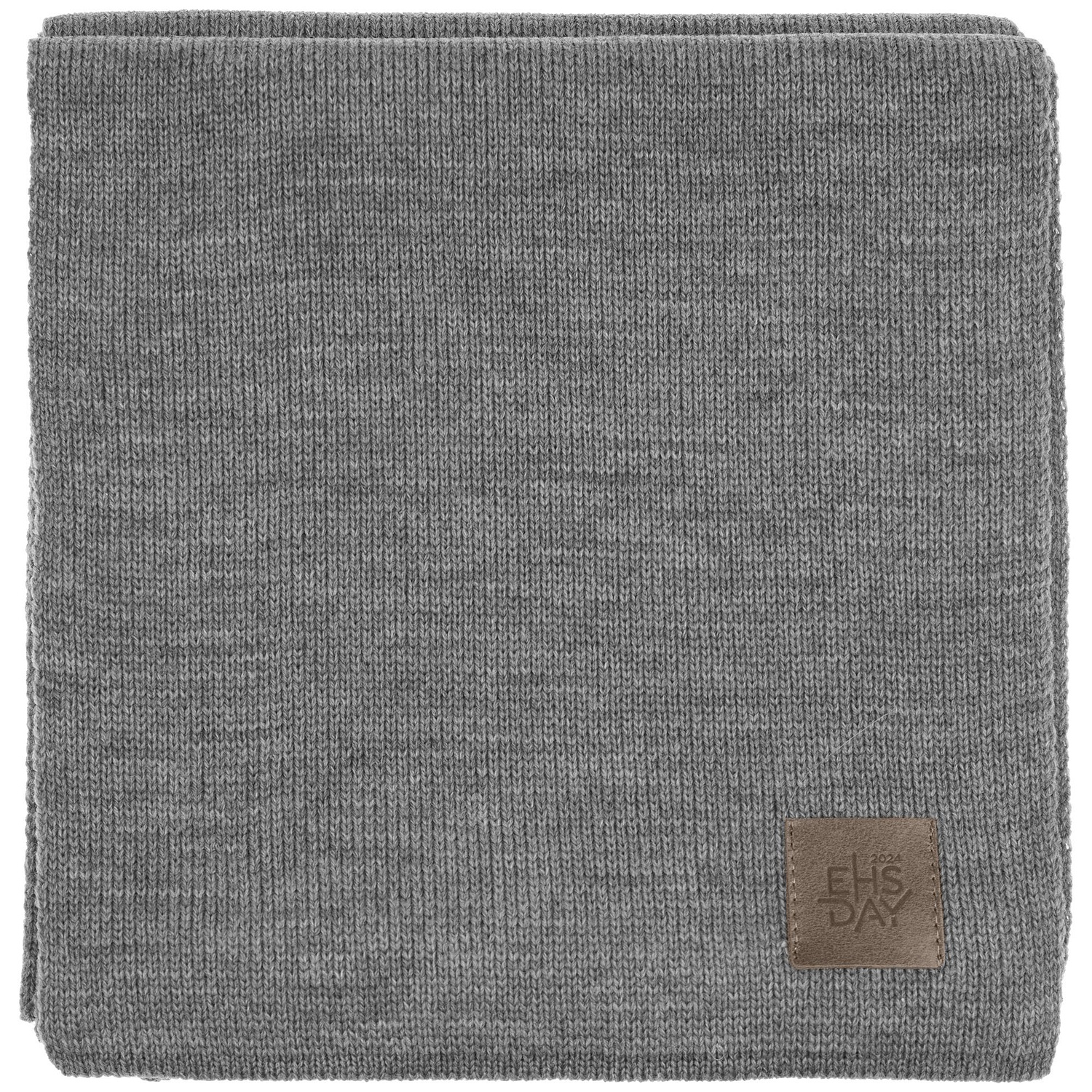 Лейбл кожаный Sinatu, S, серый с логотипом