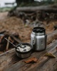 Термос для еды Jerrycan 470, вакуумный, стальной матовый с логотипом