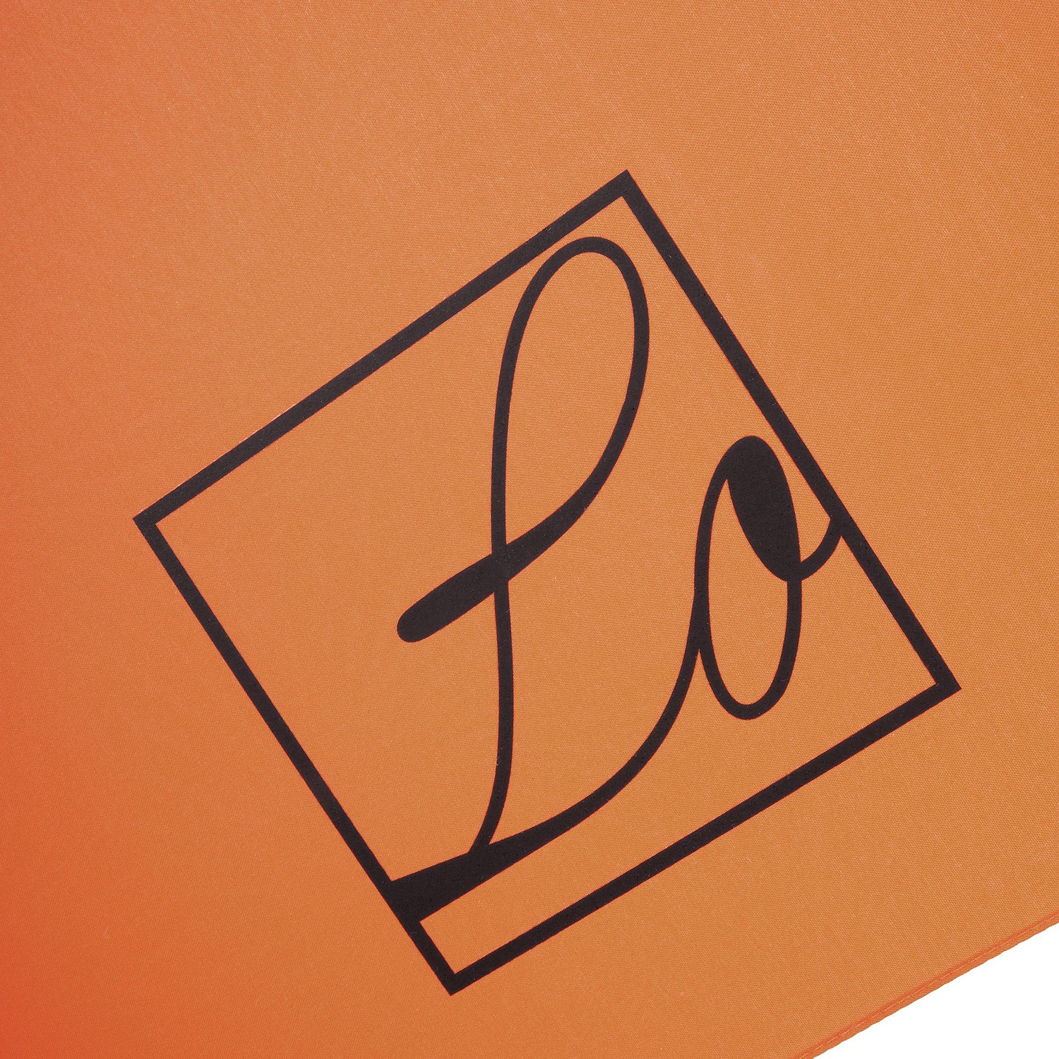 Зонт-трость Promo, оранжевый с логотипом