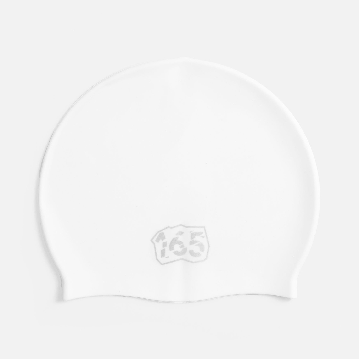 Шапочка для плавания Aquasana, белая с логотипом