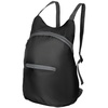 Складной рюкзак Barcelona, черный с логотипом