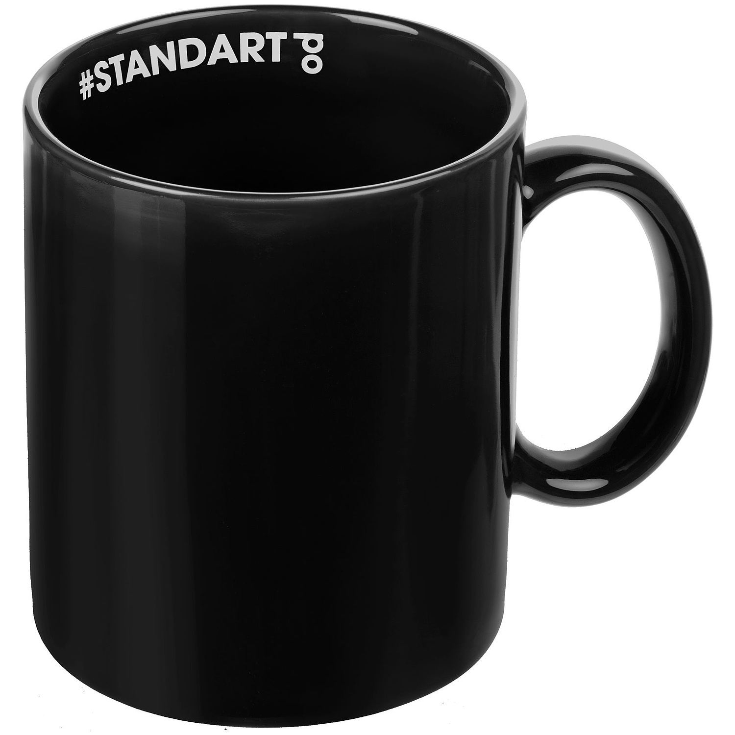 Кружка Promo, черная с логотипом