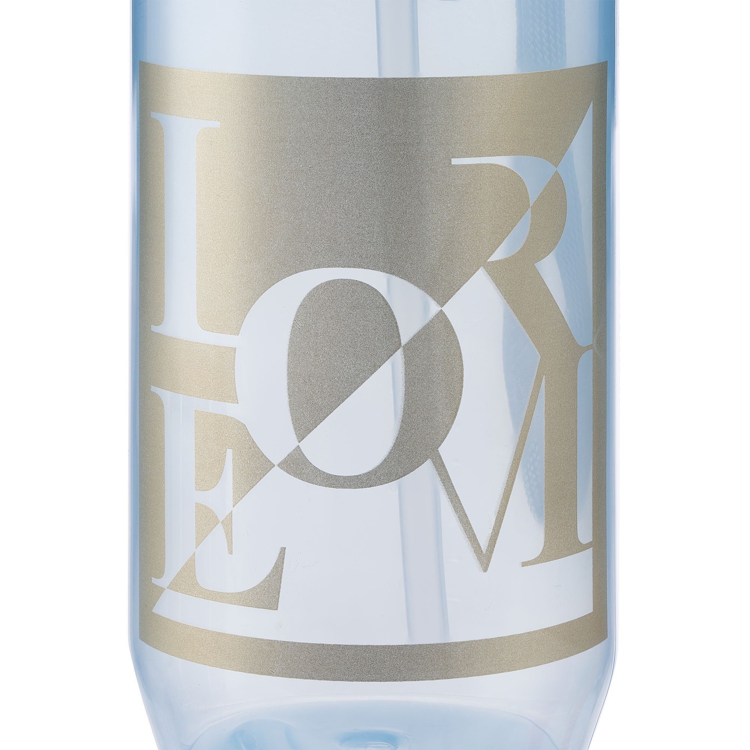 Бутылка для воды Aquarius, синяя с логотипом