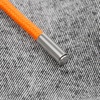 Наконечник для шнурка Nozzle, ver.2, серебристый с логотипом