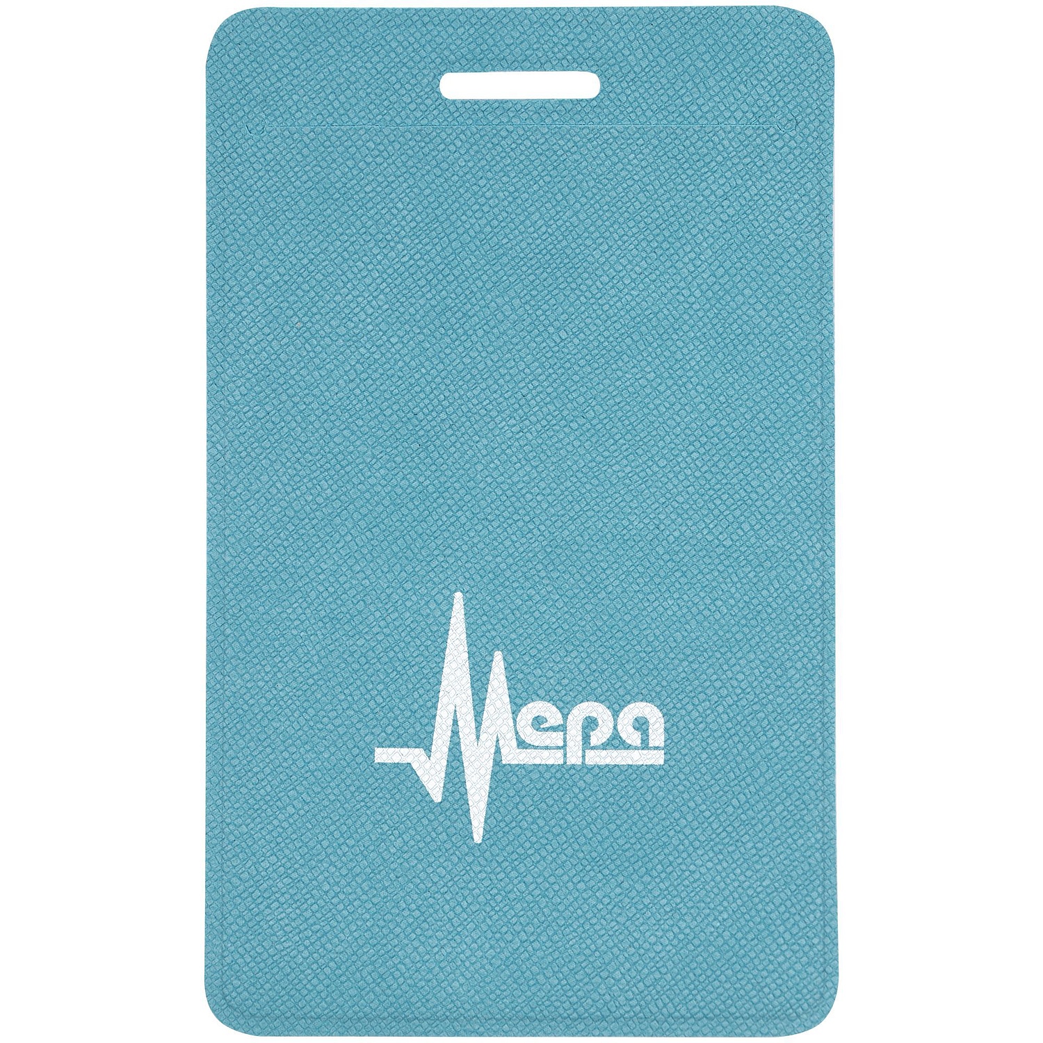 Чехол для пропуска Devon, голубой с логотипом