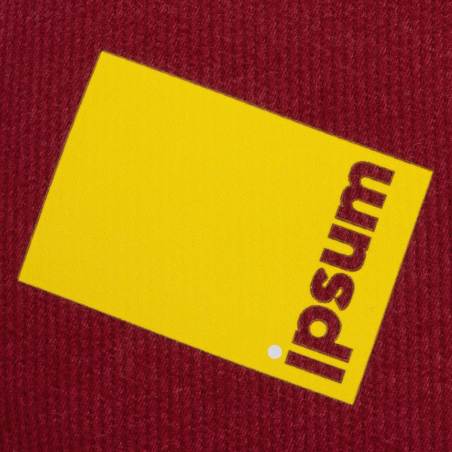 Бейсболка Hillside, бордовая с логотипом