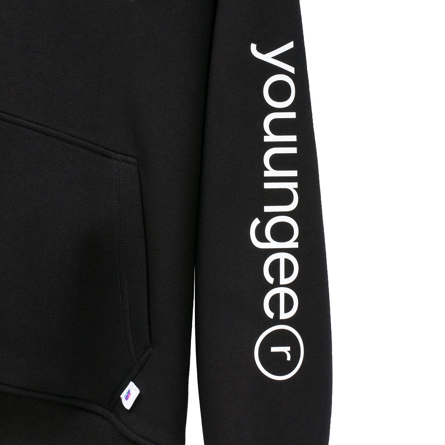 Худи Kulonga Oversize, черное с логотипом