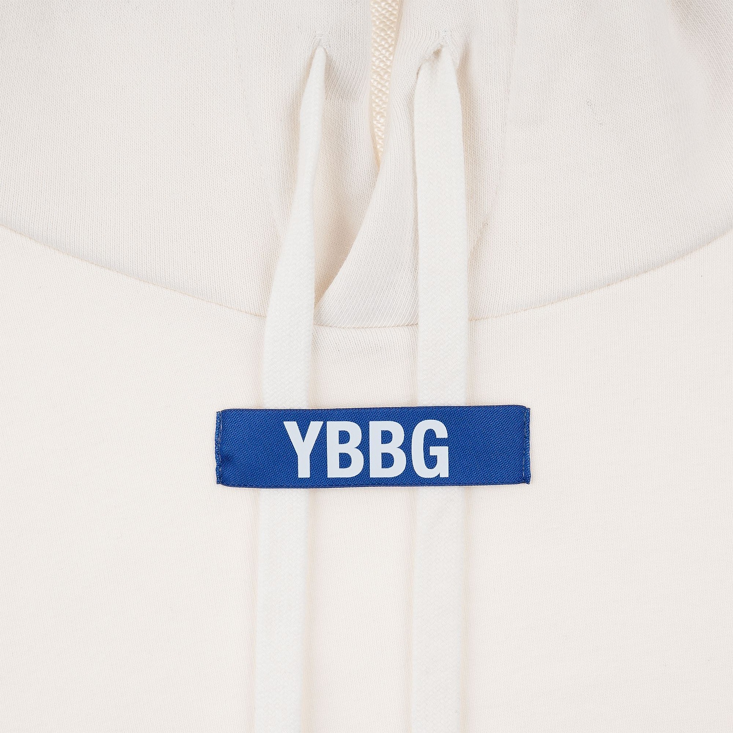 Худи унисекс H2, молочно-белое с логотипом