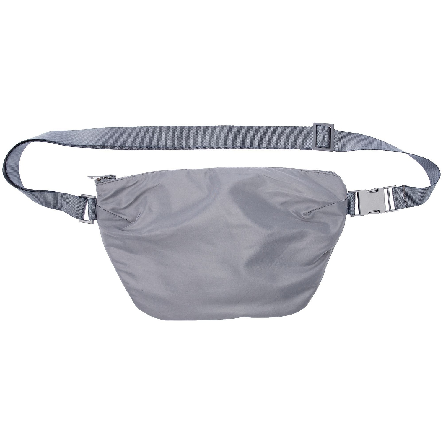 Поясная сумка W1, серая с логотипом