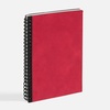 Ежедневник Notera Maxi, недатированный, красный с логотипом
