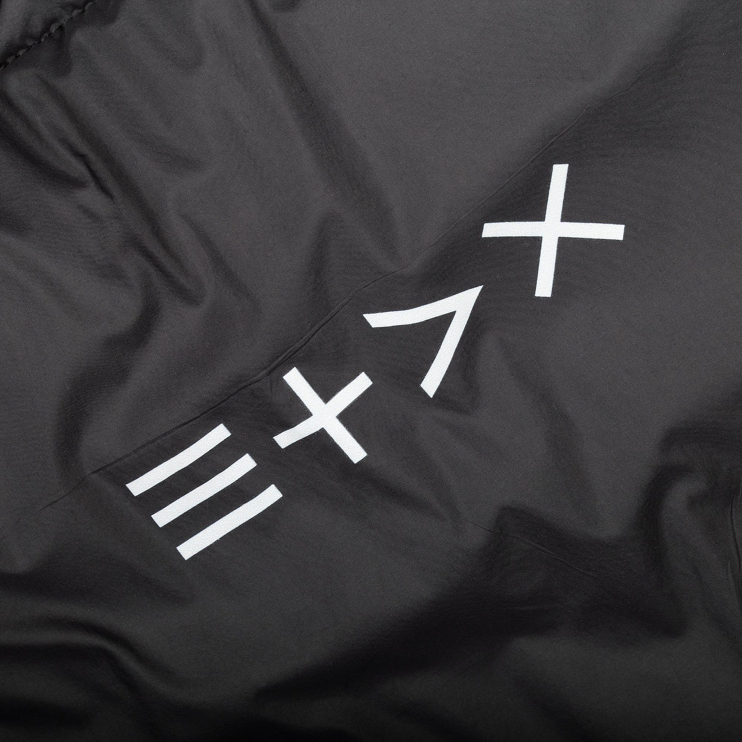 Пуховик унисекс Kapsula, темно-синий с логотипом