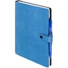 Ежедневник Strep Front на заказ, недатированный, голубой с логотипом