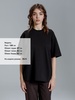 Футболка оверсайз Kangas, черная с логотипом