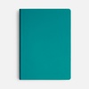 Ежедневник Flex Shall New, недатированный, бирюзовый с логотипом