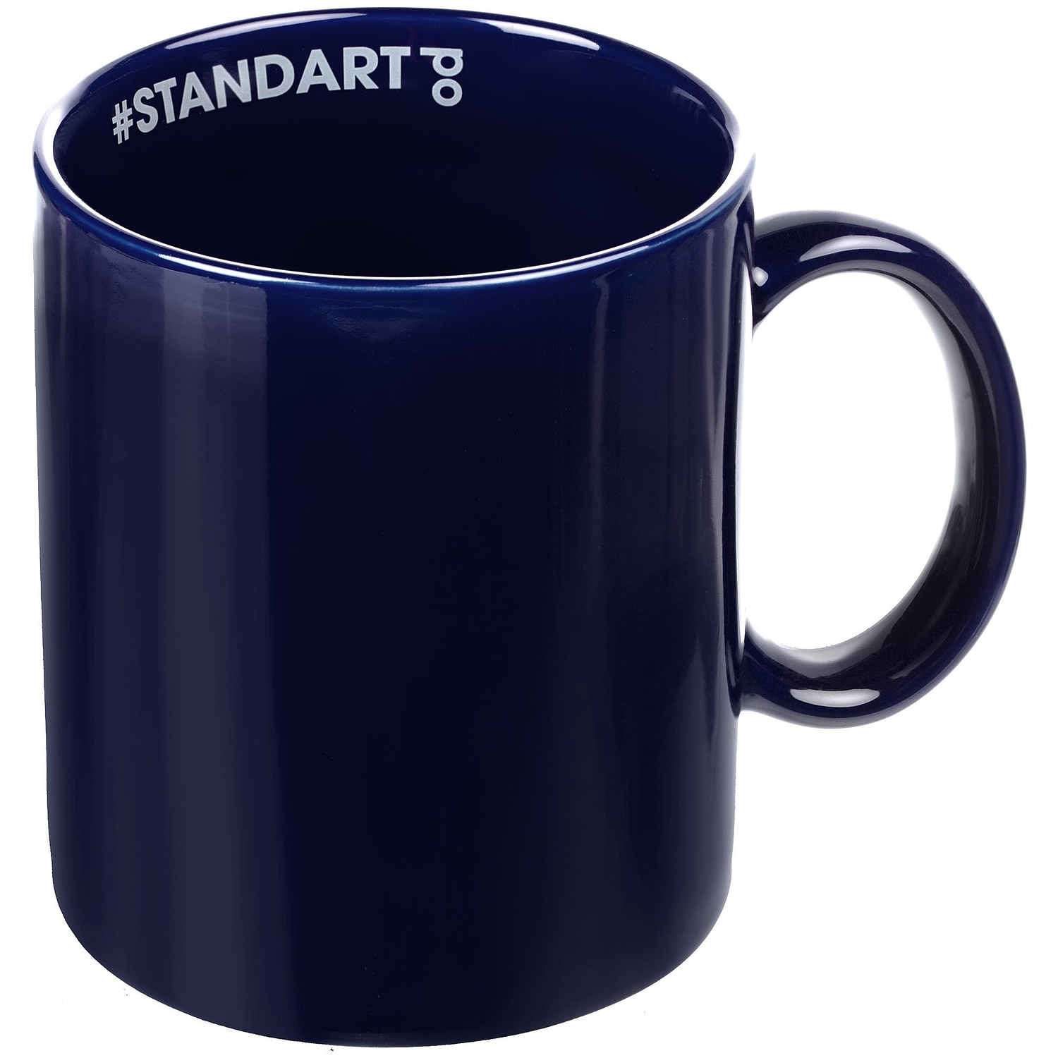 Кружка Promo, темно-синяя с логотипом