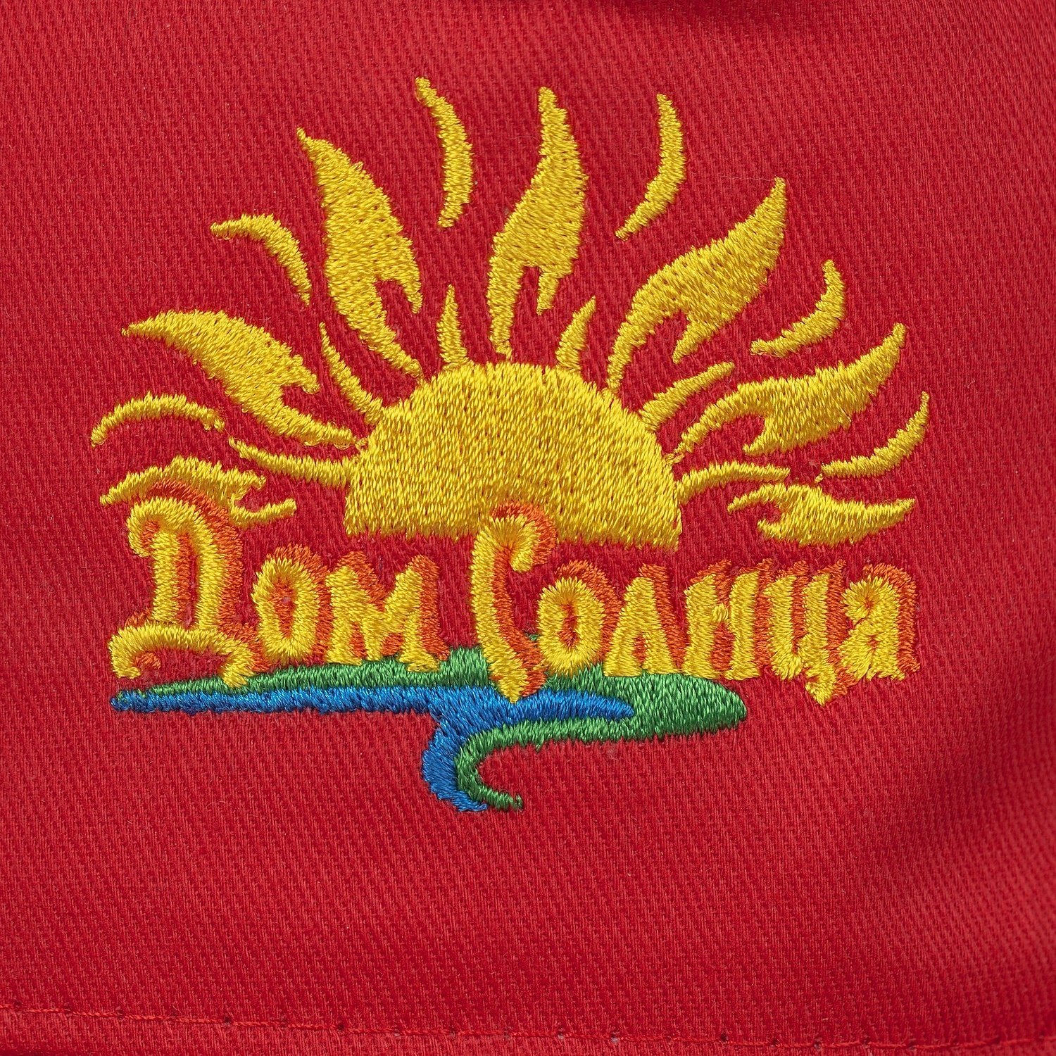 Бейсболка Promo, красная с логотипом