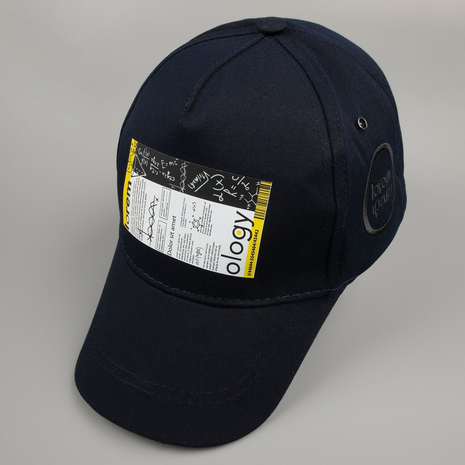 Бейсболка Convention, темно-синяя с логотипом