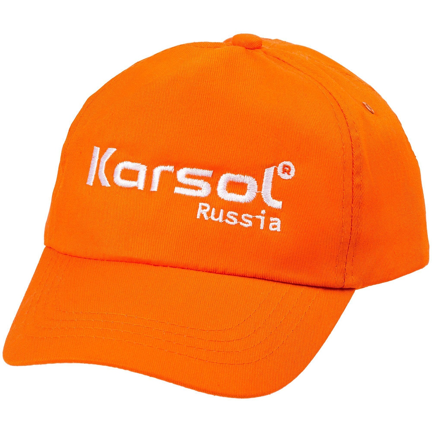 Бейсболка Promo, оранжевая с логотипом