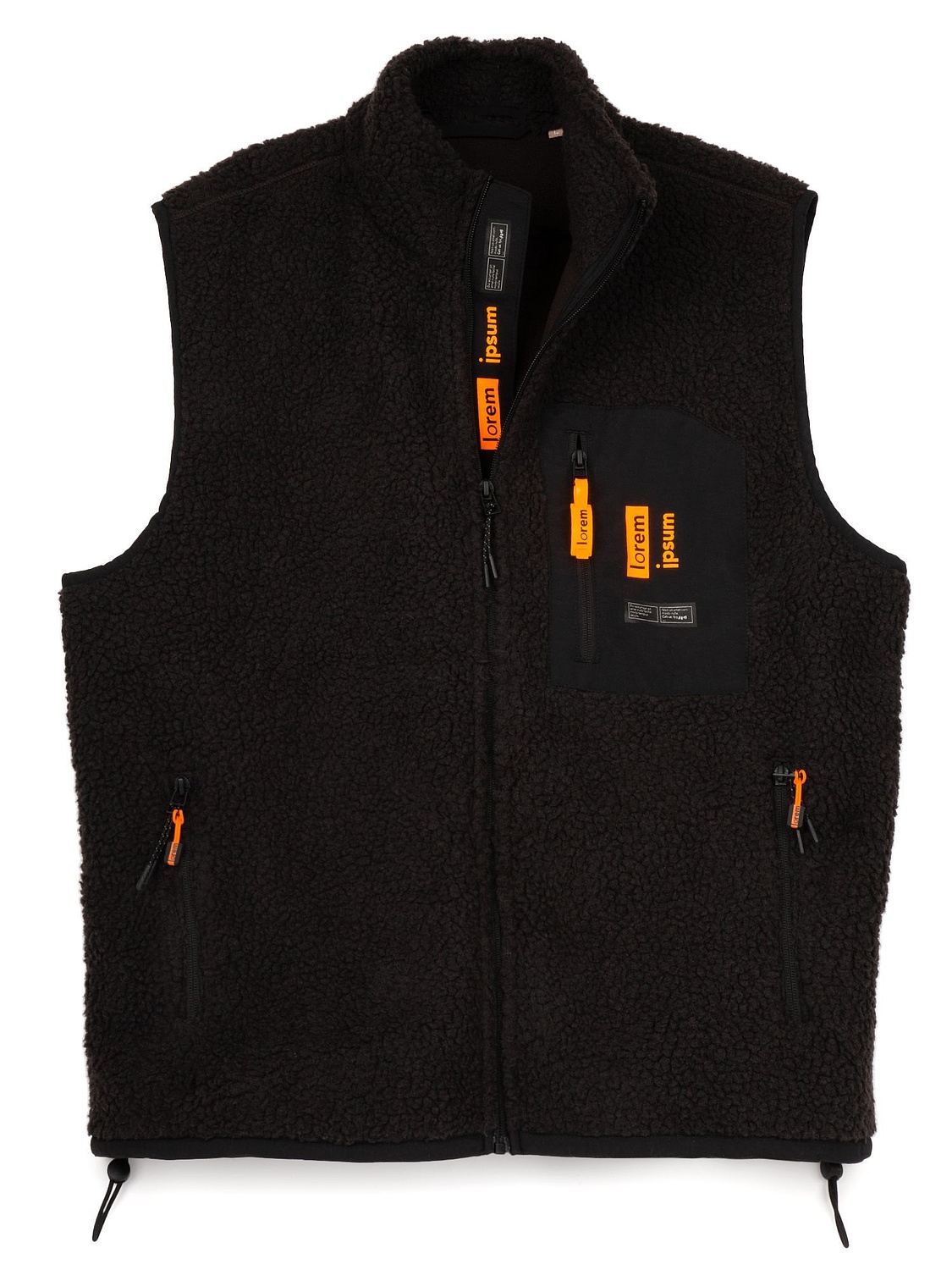 Набор пуллеров для молнии, оранжевый с логотипом