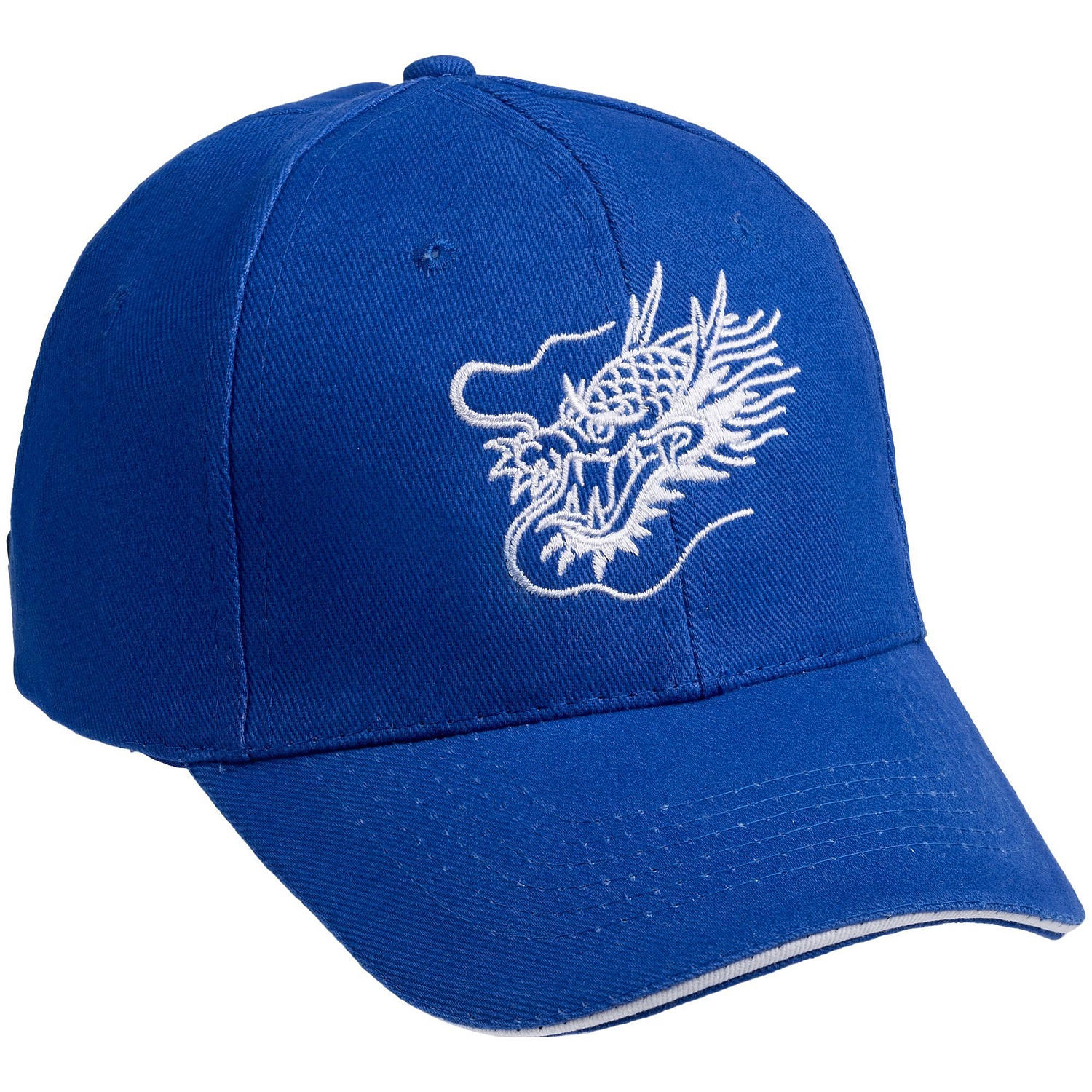 Бейсболка Buffalo, ярко-синяя с логотипом