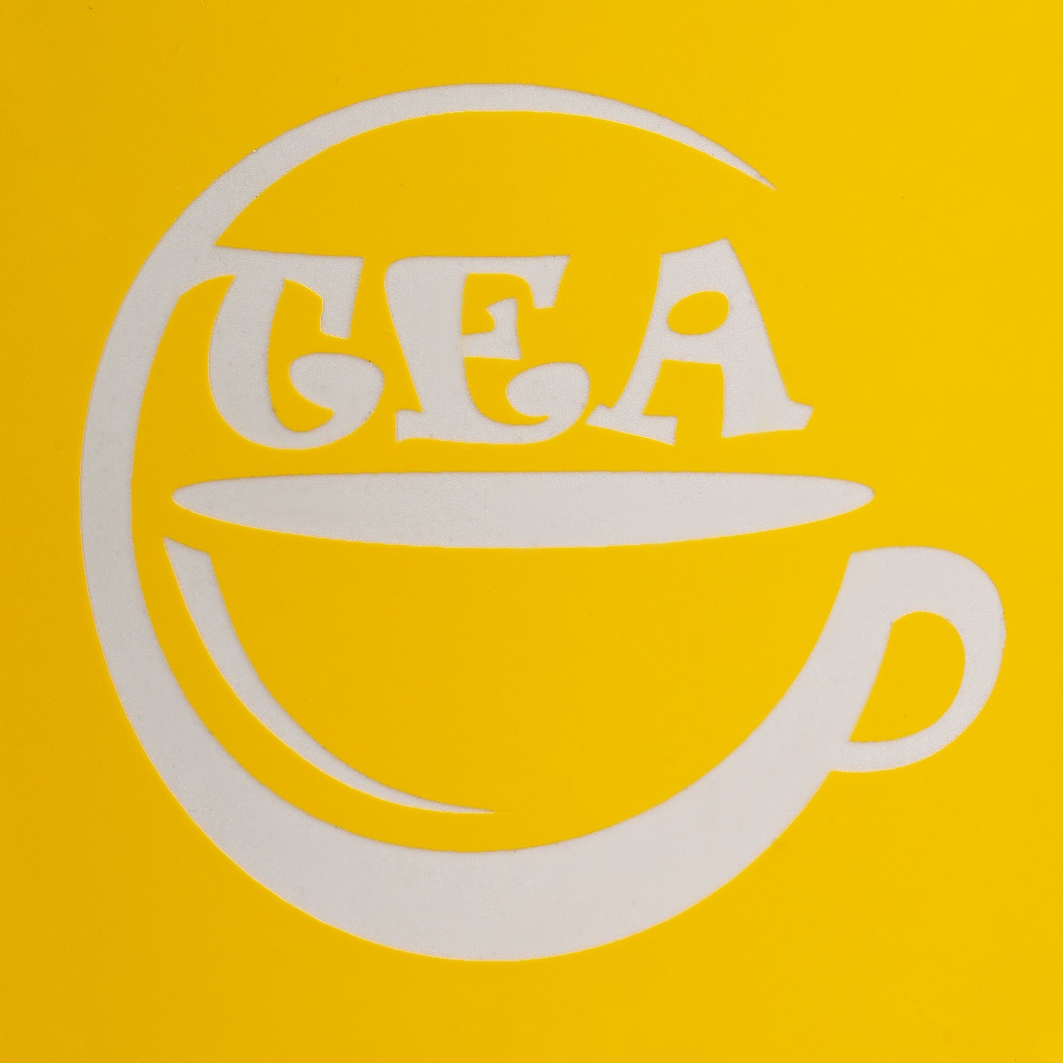 Кружка StopSpot с покрытием софт-тач, желтая с логотипом