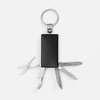 Брелок-мультитул Toolful, черный с логотипом