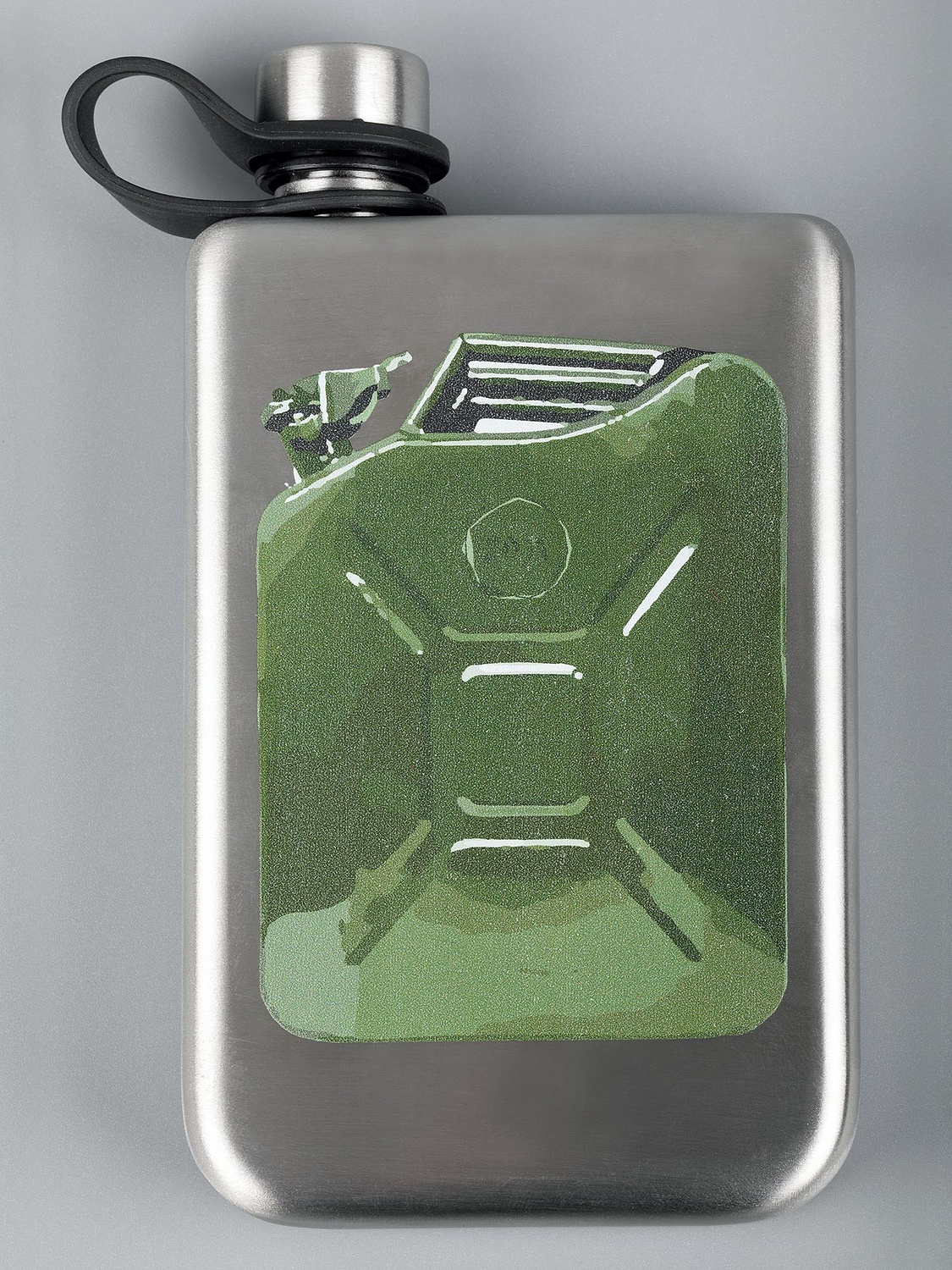 Фляжка Druk, стальная с логотипом