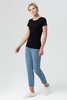 Футболка женская Martin Women, черная с логотипом