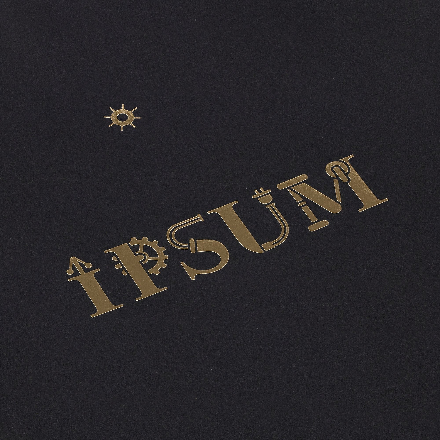 Пакет бумажный Waski M, черный