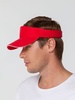 Козырек Active, красный с белым кантом с логотипом