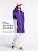 Дождевик Rainman Zip, фиолетовый с логотипом