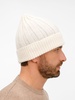 Шапка Bellish, белая (ванильная) с логотипом