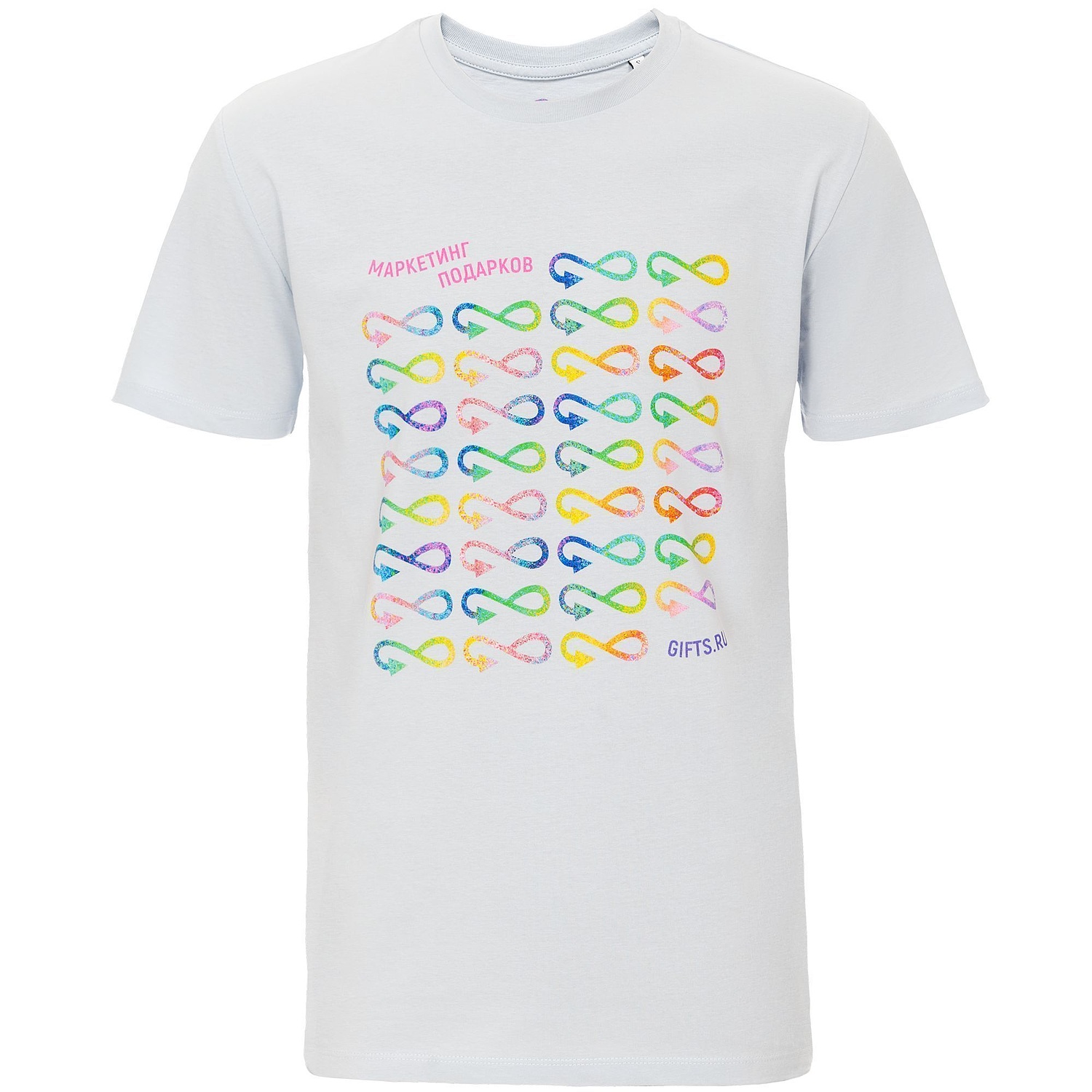 Футболка мужская Martin Men, голубая с логотипом