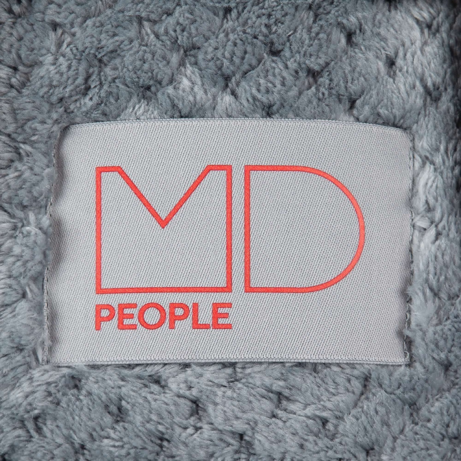 Лейбл тканевый Epsilon, XL, серый с логотипом