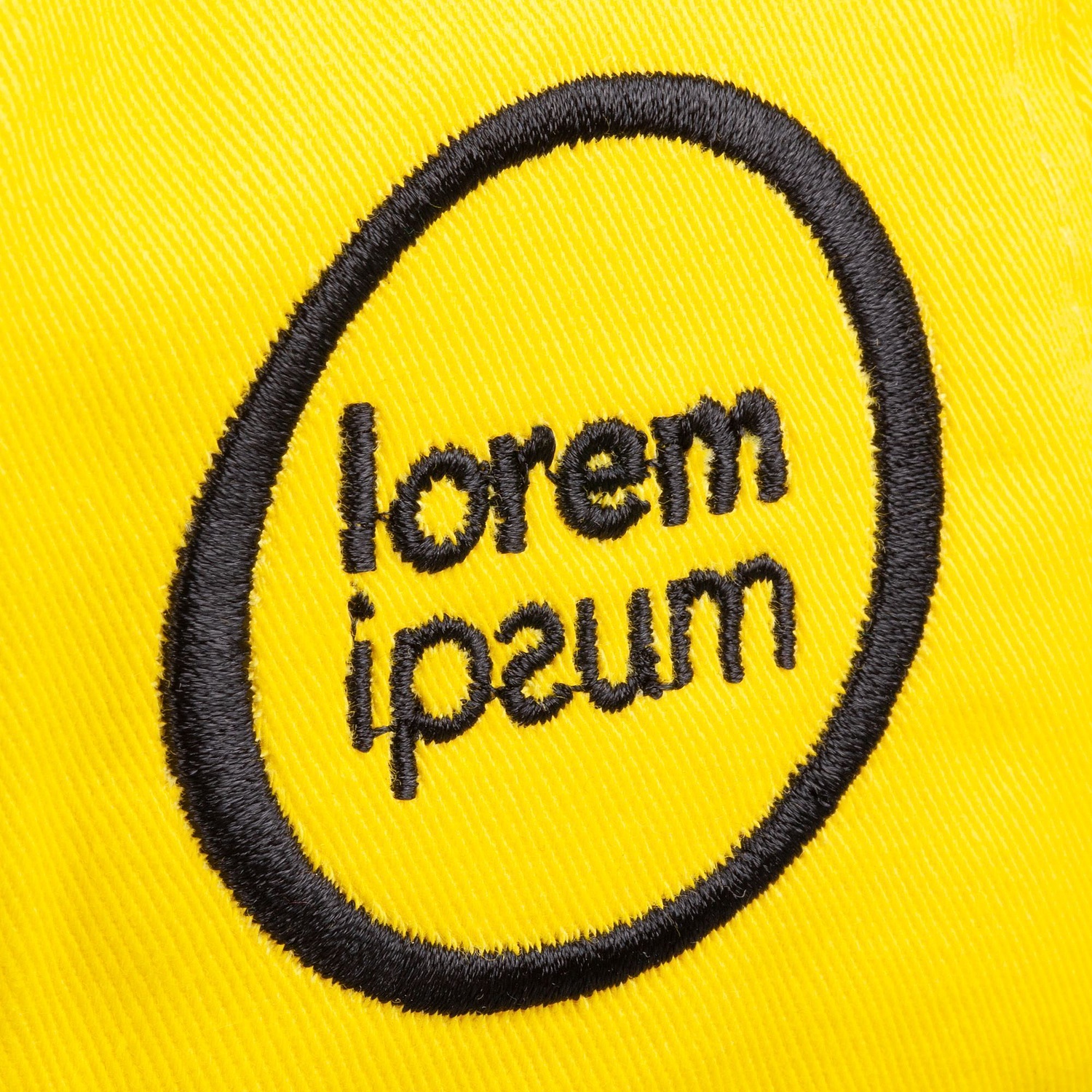 Бейсболка Convention, желтая с логотипом